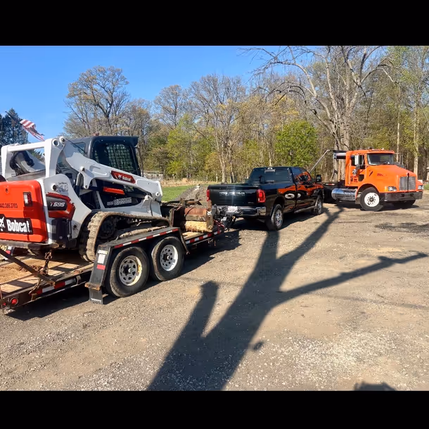 Lawn care and landscaping project by Tim's Outdoor Services
