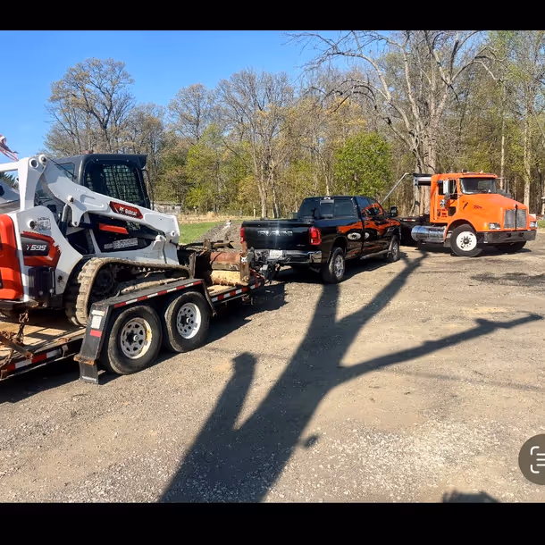 Lawn care and landscaping project by Tim's Outdoor Services